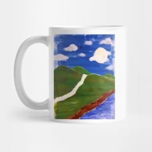 Along the Valleys Painting Mug